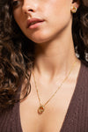 18k Gold Looped Duo Necklace