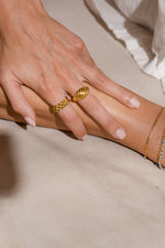 Waterproof Gold Statement Watch Ring