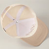 Bride Text Embroidery Two-Tone Trucker Hat: Pink / ONE SIZE