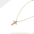 Hannah Diamond Cross Necklace WATERPROOF Wholesale-Necklace-Pretty Simple