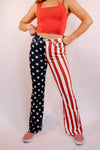 Judy Blue Stars & Stripes Flare Pant