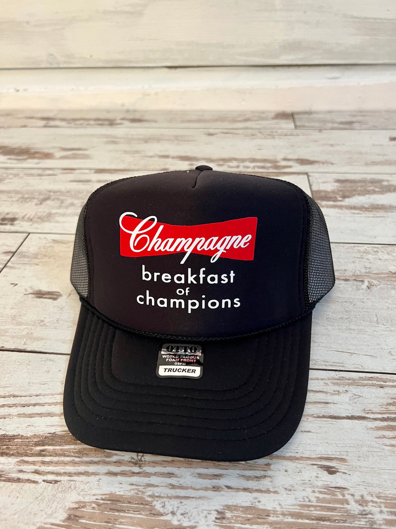 Champagne Breakfast of Champions Trucker Hat