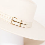 Double Belt Strap Hat