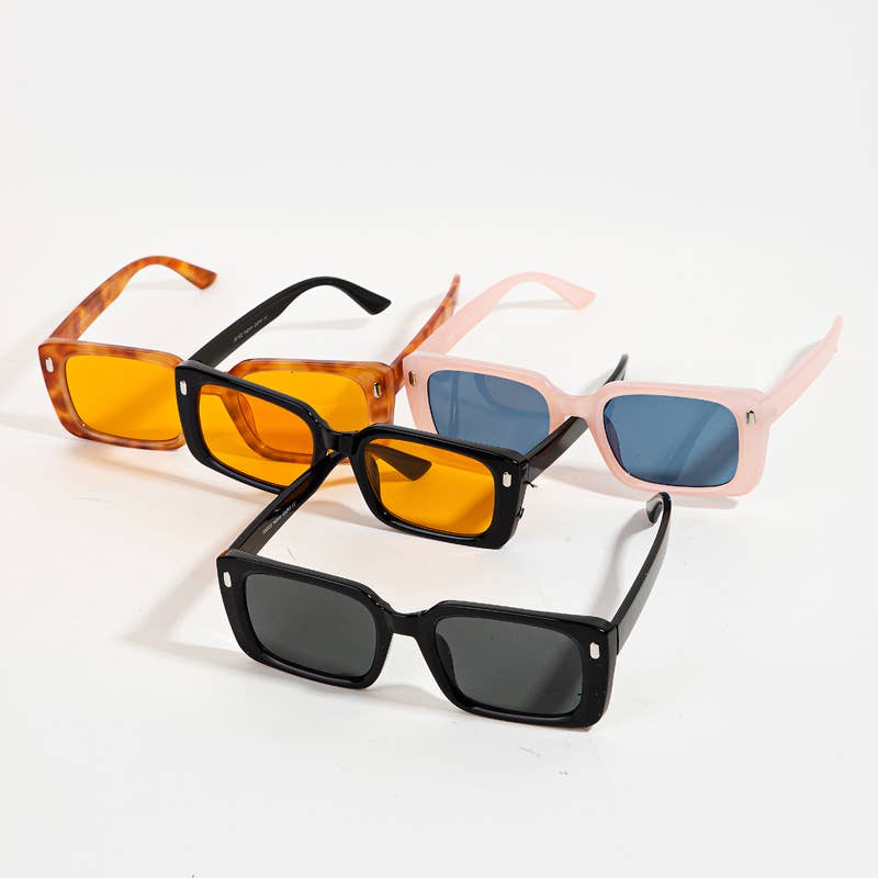 Acetate Rectangle Sunglasses