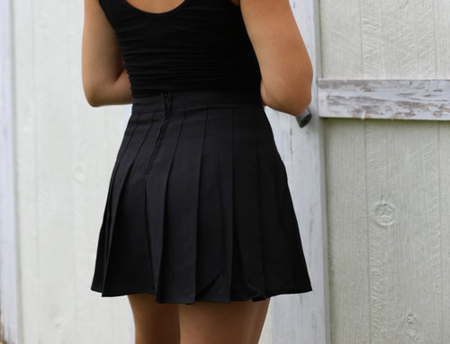 Back to School Pleated Tennis Skirt