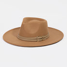 wide brim hat, fedora, fall hat, wool hat, double buckle, cowgirl hat