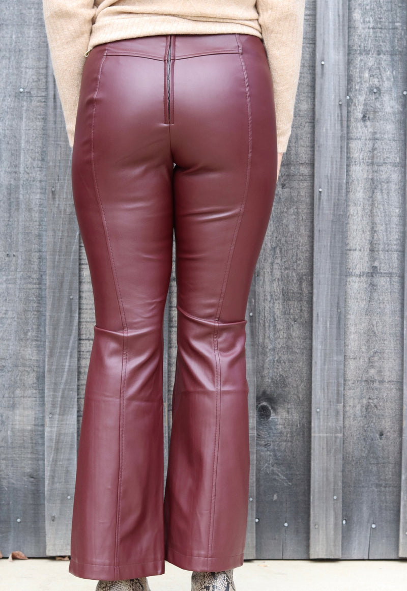 Oh so Fine Slit Leather Pant – TheAllyCatWalk