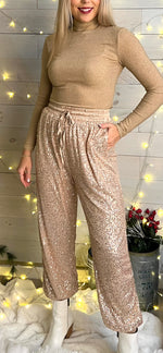 Dance All Night Sequin Joggers